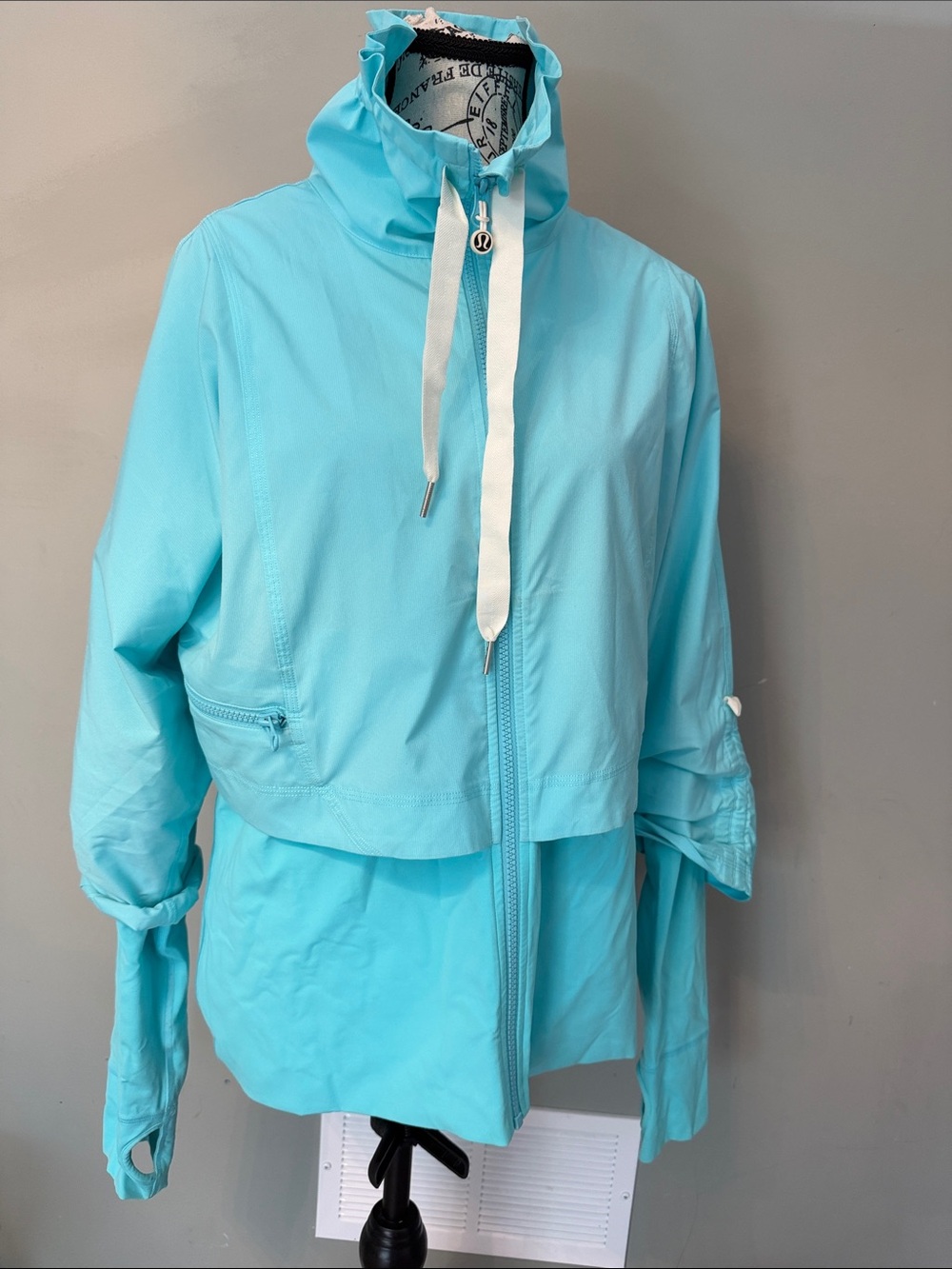 Lululemon Light Aqua Jacket size 12